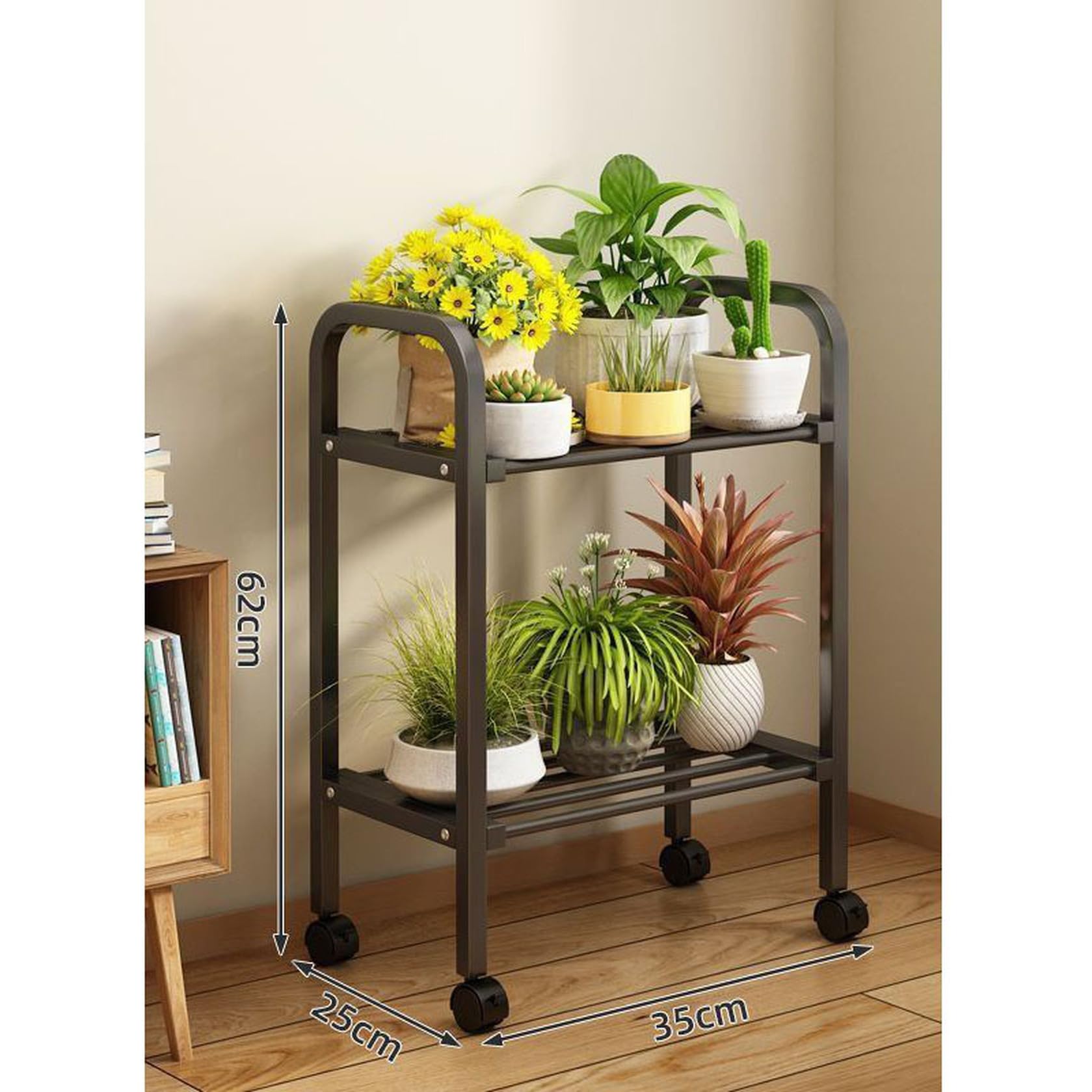 Amazon.co.jp: MJKQ9 アイアンラック フラワースタンド 36*60cm